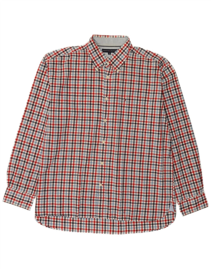 Camisa Tommy Hilfiger Hombre XL Algodón Vichy Multicolor