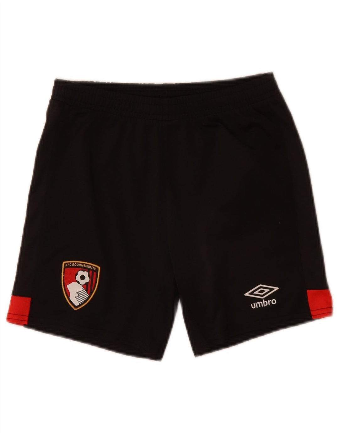 Umbro Shorts deportivos con estampado gráfico para niños 7-8 años Small Negro Colorblock Poliéster