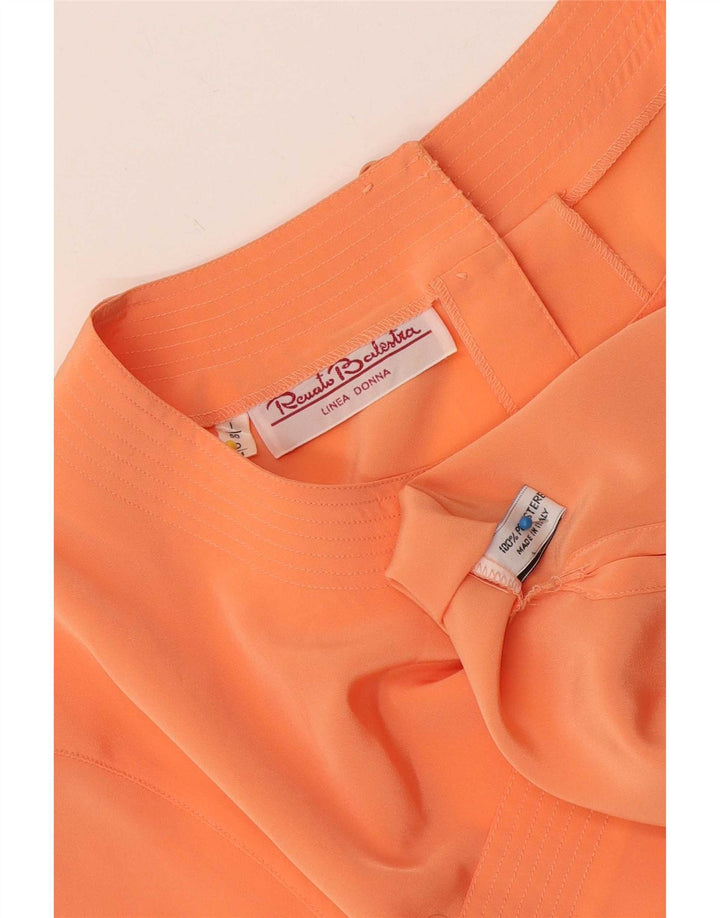 Renato Balestra Blusa Mujer Top IT 50 XL Naranja Poliéster