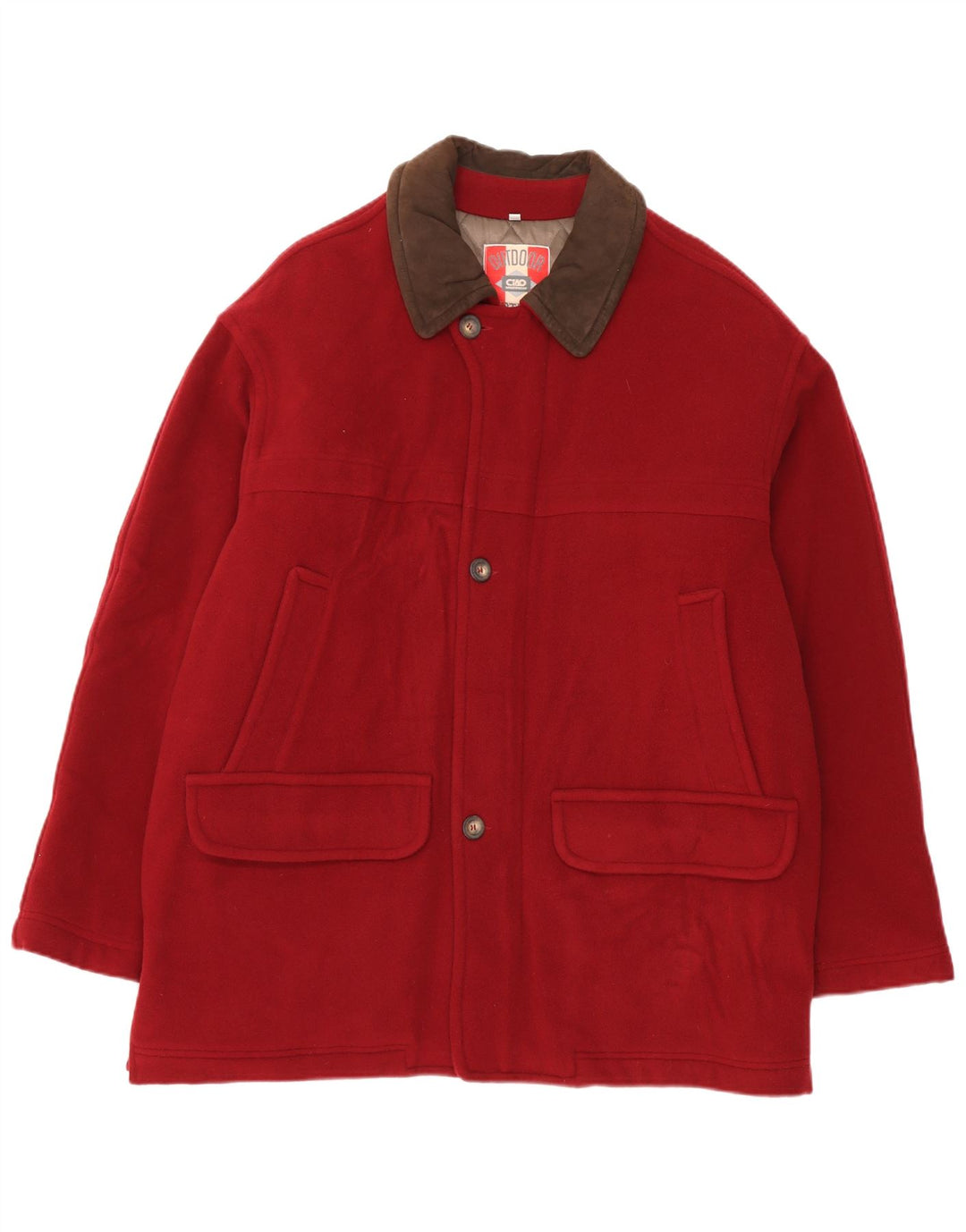 Abrigo Ciao Hombre IT 54 XL Lana Roja