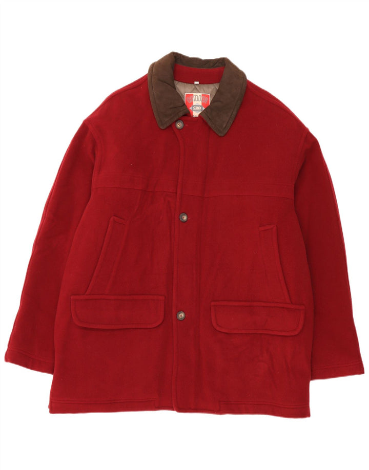 Abrigo Ciao Hombre IT 54 XL Lana Roja