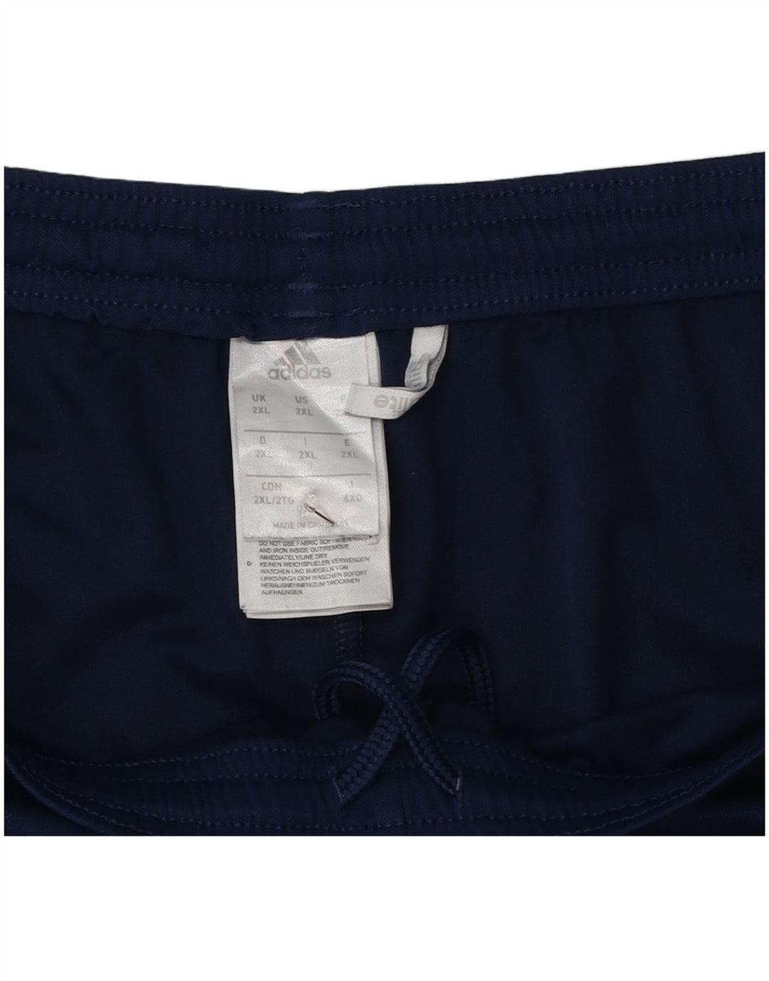 Adidas Mens Climalite Sport Shorts 2XL Azul Marino Poliéster