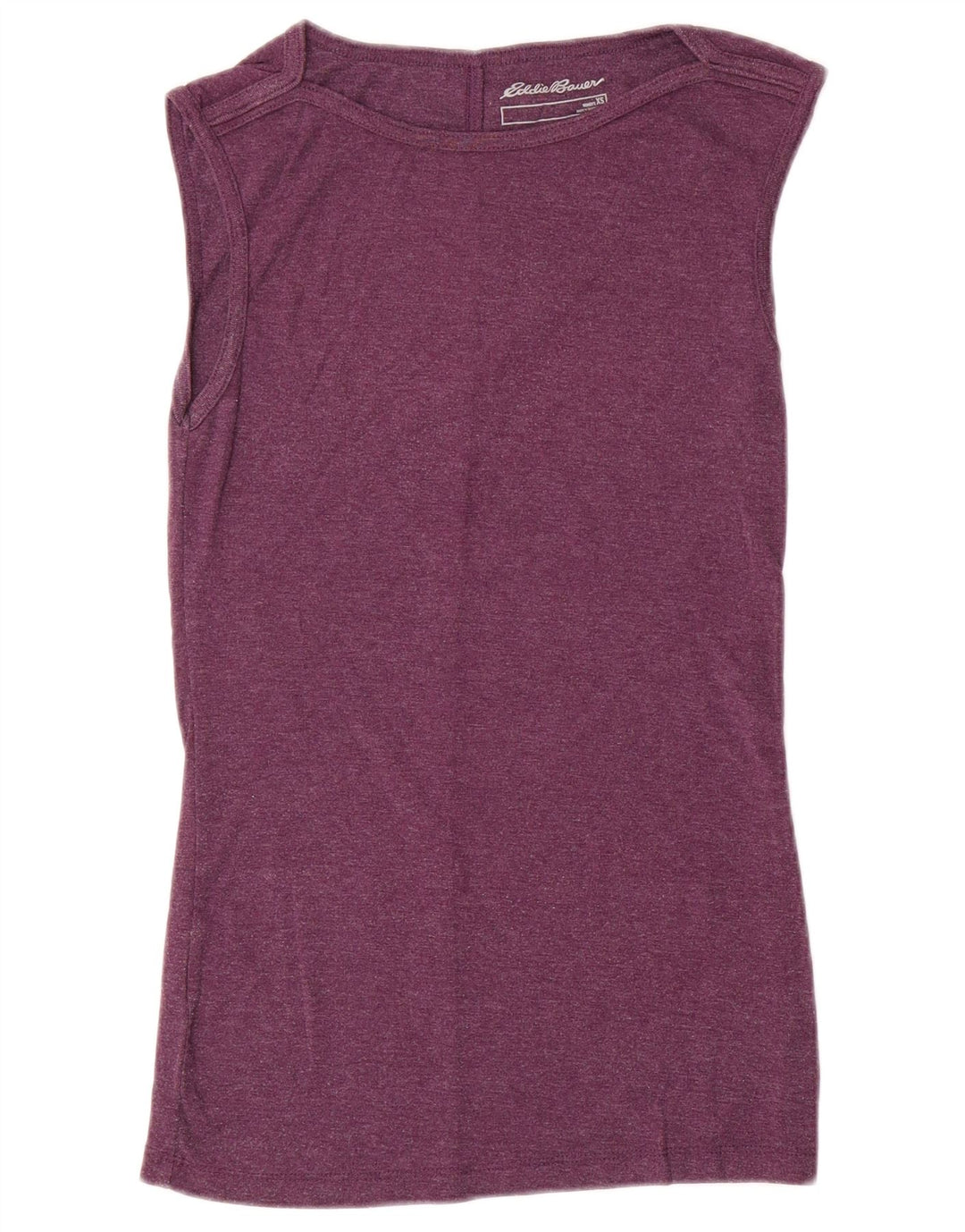 EDDIE BAUER Camiseta sin mangas para mujer UK 6 XS Algodón morado