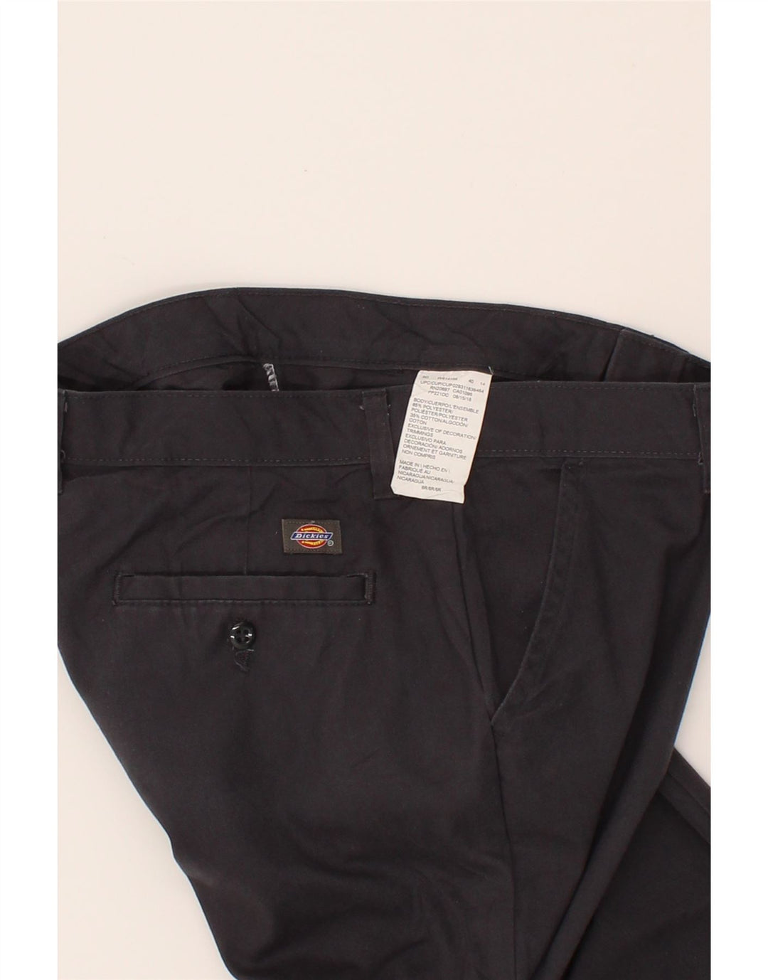 DICKIES Womens Straight Chino Trousers US 6 Medium W30 L31 Grey Polyester Vintage Dickies and Second-Hand Dickies from Messina Hembry 