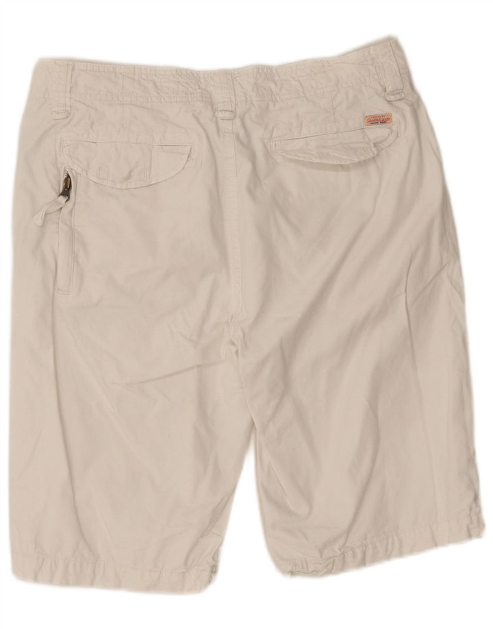 Pantalones cortos chinos para hombre Scotch & Soda W32 Medium White Cotton