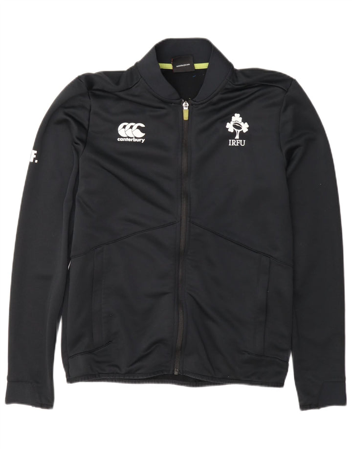 Canterbury Mens IRFU Chándal Top Chaqueta XS Poliéster Negro