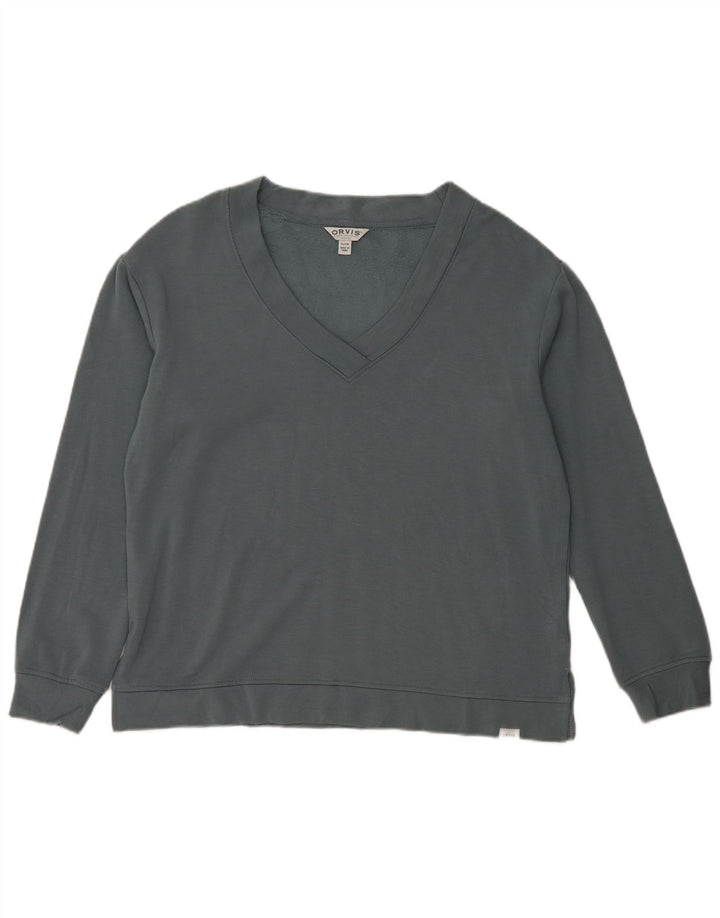 ORVIS Sudadera extragrande para mujer UK 10 Small Blue Modal
