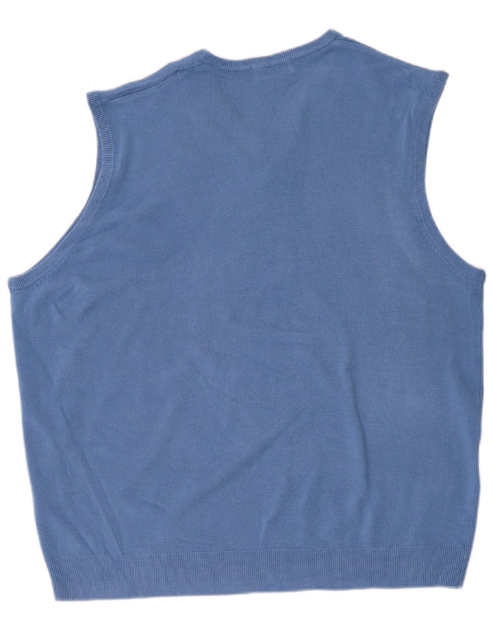 Marks & Spencer - Camiseta sin mangas para hombre, color azul, acrílico, talla 2XL