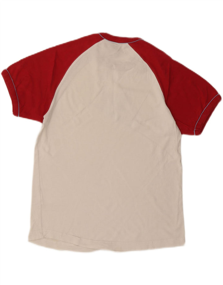 NIKE Camiseta gráfica para hombre UK 36/38 Small White Colourblock