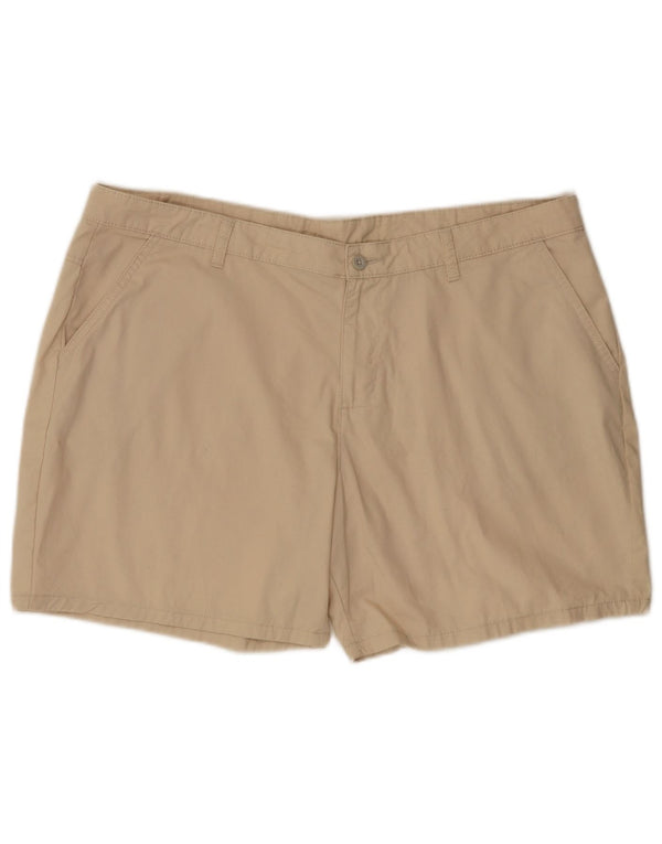 Pantalones cortos chinos regulares para mujer de Mountain Warehouse UK 18 XL W38 Algodón beige