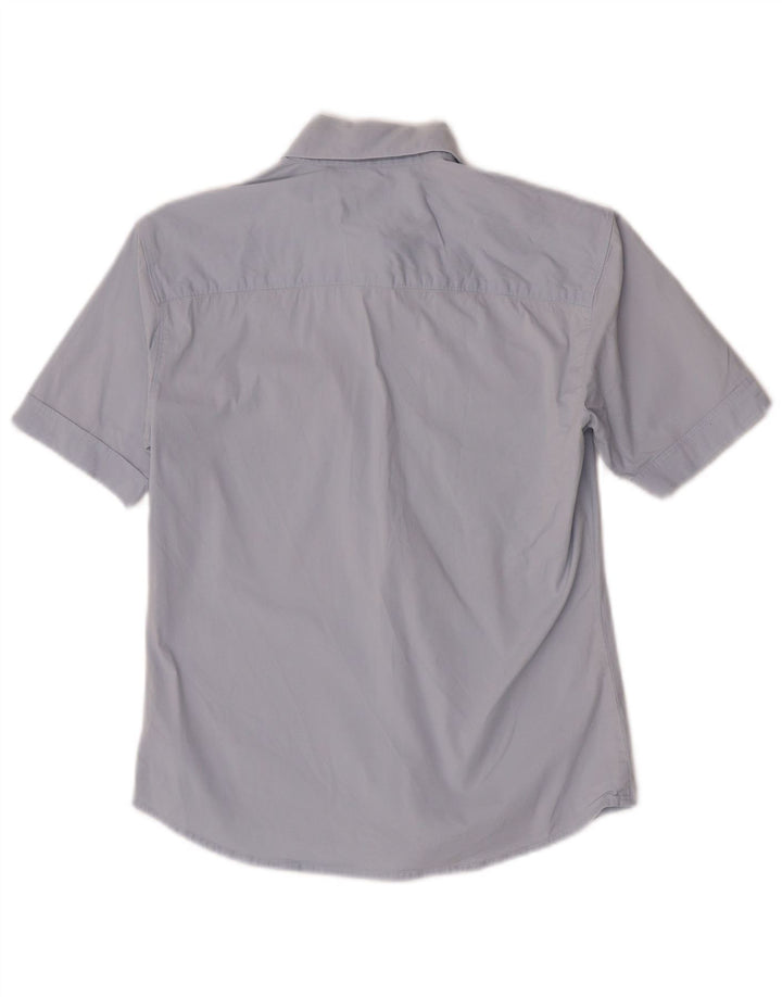 Carhartt Camisa de manga corta para mujer UK 8 Small Azul