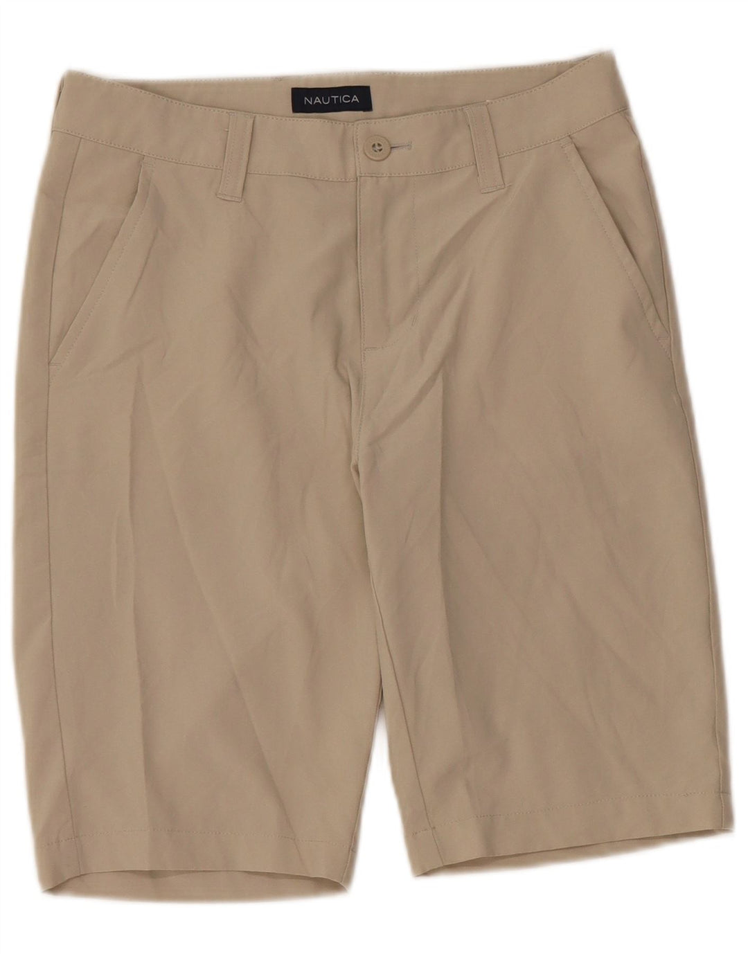 Nautica Pantalones cortos chinos para niños 13-14 años W26 Beige Poliéster
