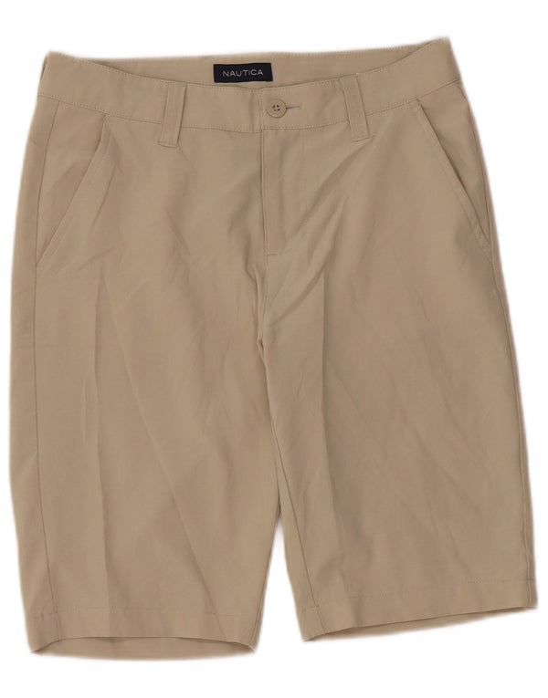 Nautica Pantalones cortos chinos para niños 13-14 años W26 Beige Poliéster