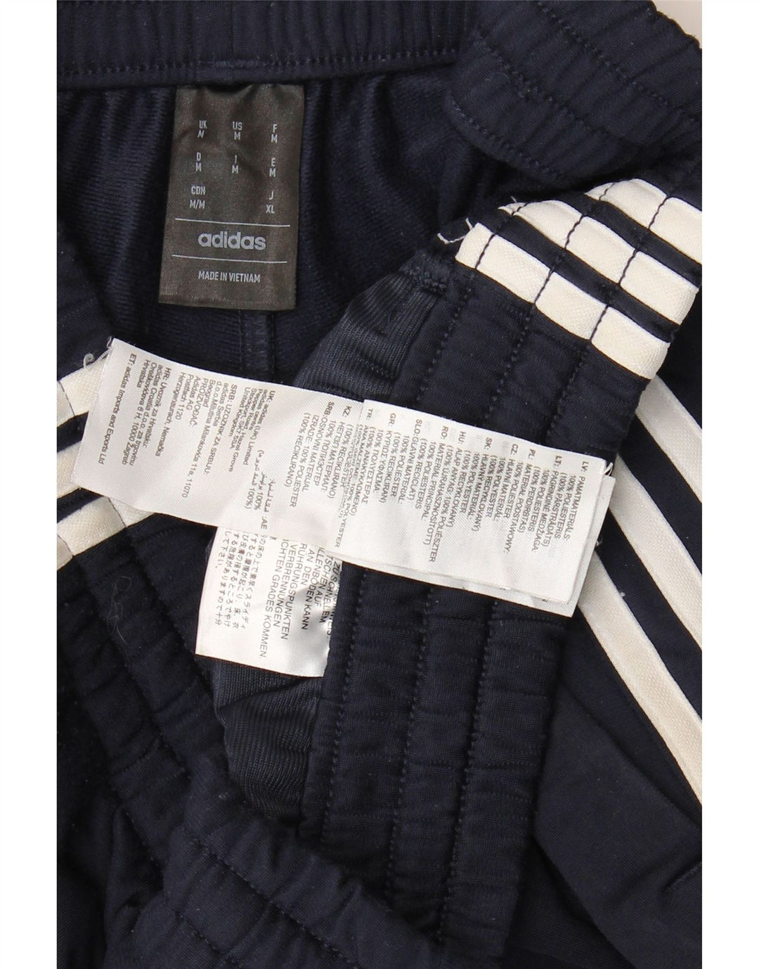 Adidas Hombre Pantalones De Chándal Joggers Medium Azul Marino Poliéster