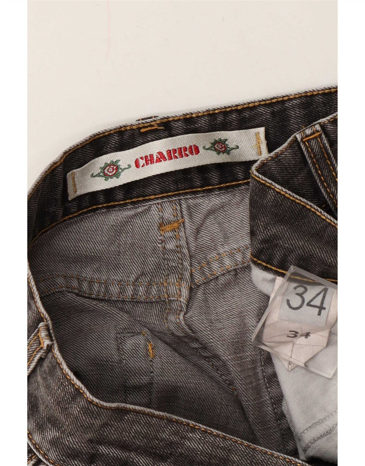Vaqueros Charro Mujer Rectos W34 L28 Gris