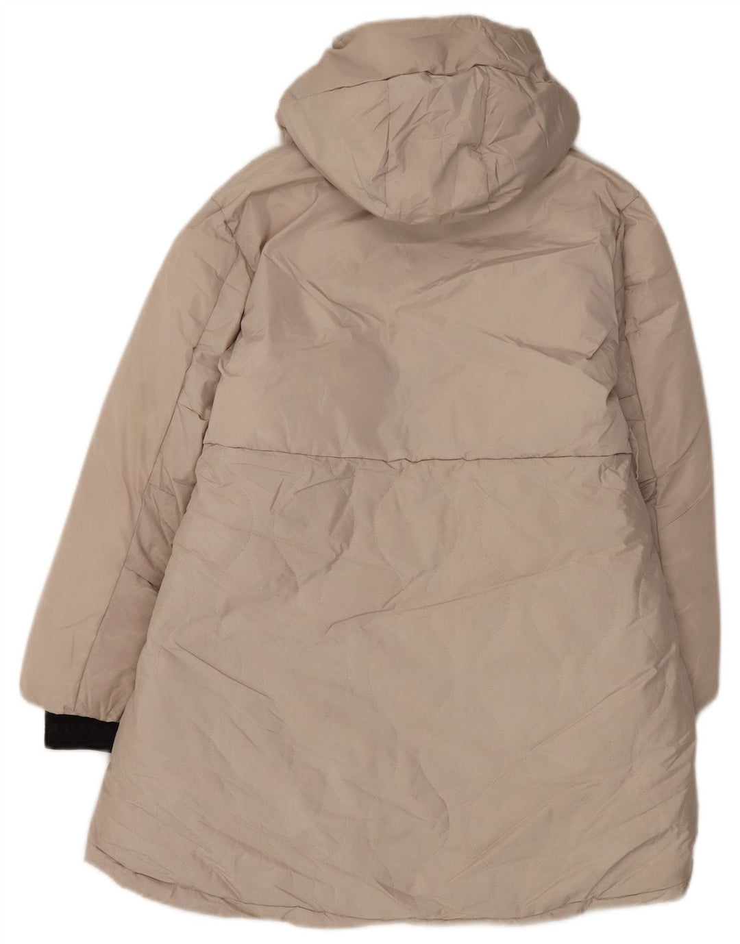 Ted Baker Abrigo acolchado con capucha y gráfico para niña 9-10 años Poliéster beige