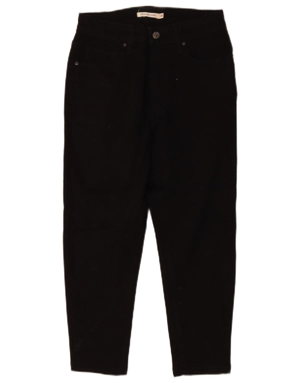Levi's Jeans ajustados de talle alto Capri 721 para mujer W26 L21 Algodón negro