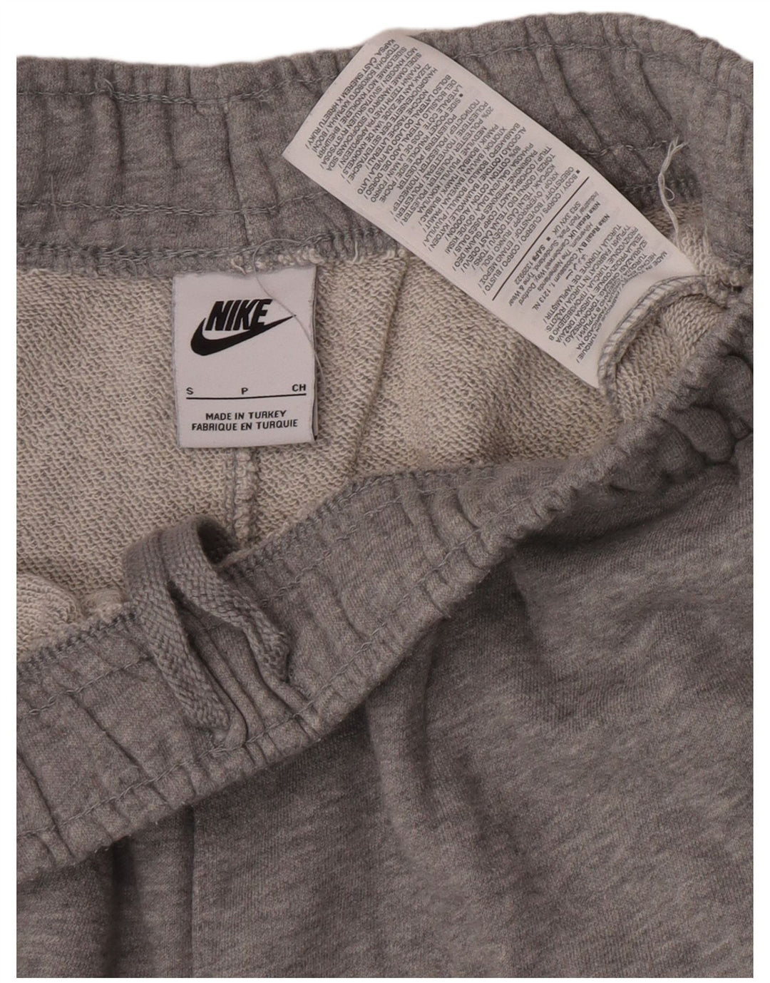 Nike - Pantalones cortos deportivos para hombre, talla pequeña, algodón gris