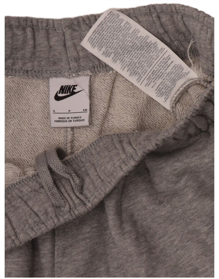 Nike - Pantalones cortos deportivos para hombre, talla pequeña, algodón gris