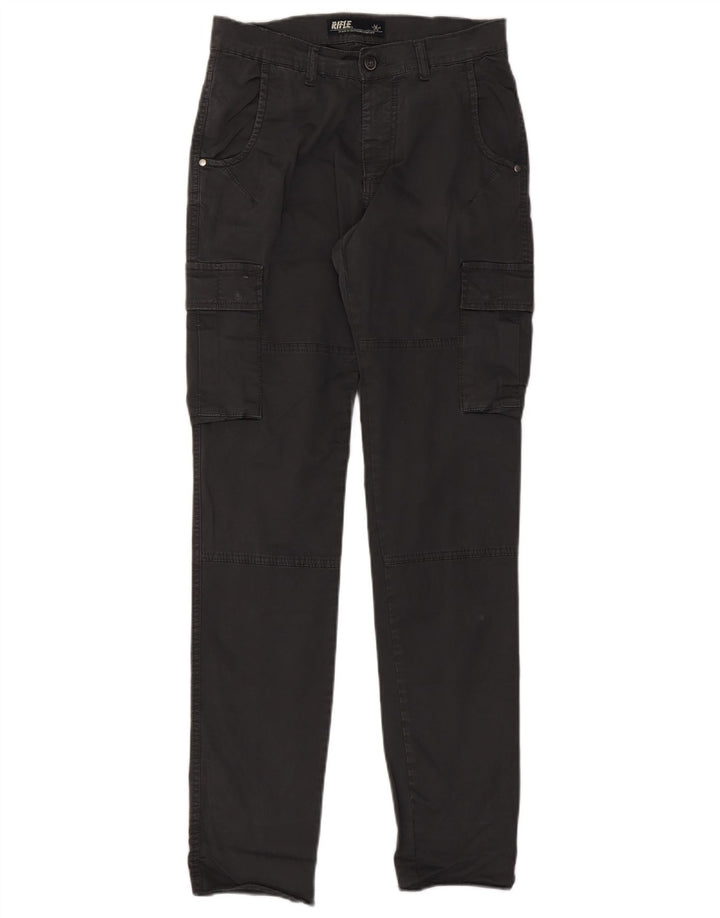 Pantalones cargo ajustados para hombre Rifle W32 L33 Algodón gris