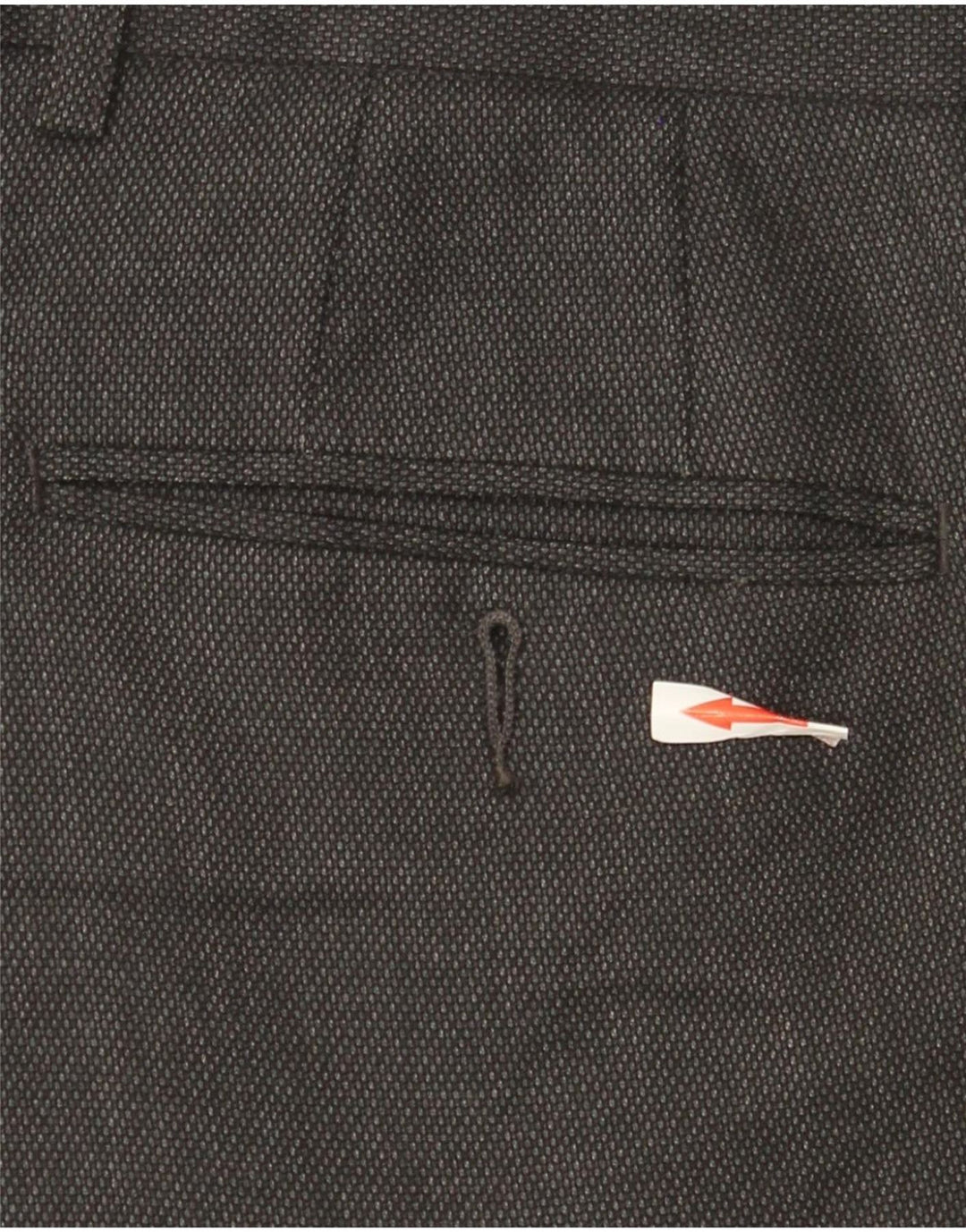 Marks & Spencer Pantalón de traje ajustado para hombre W32 L29 Poliéster gris