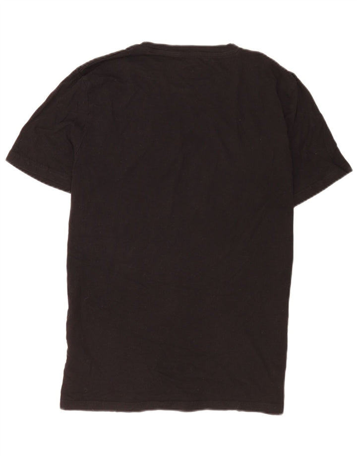 Jack & Jones - Camiseta gráfica para hombre, talla mediana, algodón negro
