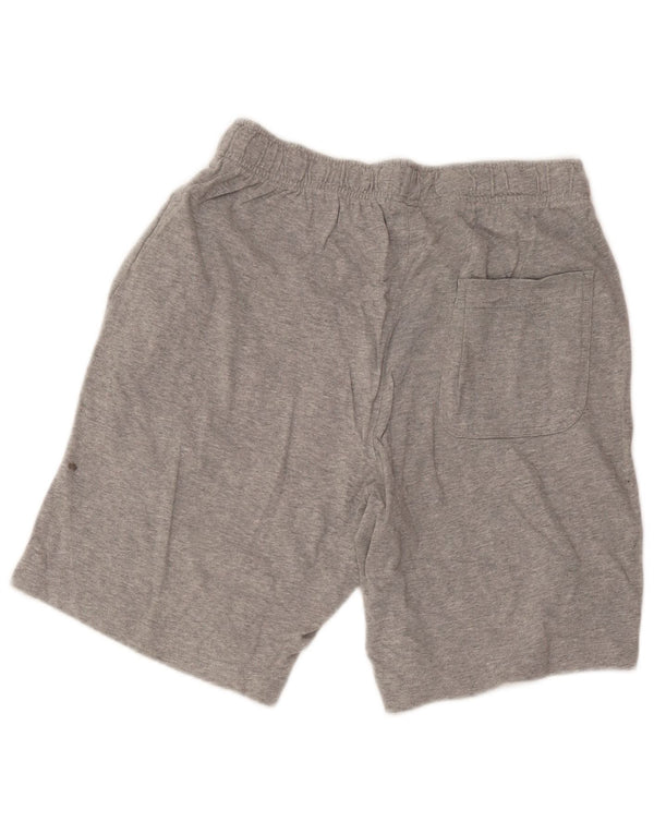 Nike - Pantalones cortos deportivos para hombre (algodón moteado gris pequeño)