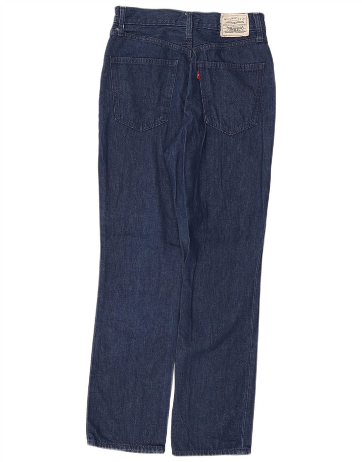 Vaqueros Levi's Mujer Rectos W27 L29 Azul Marino Algodón