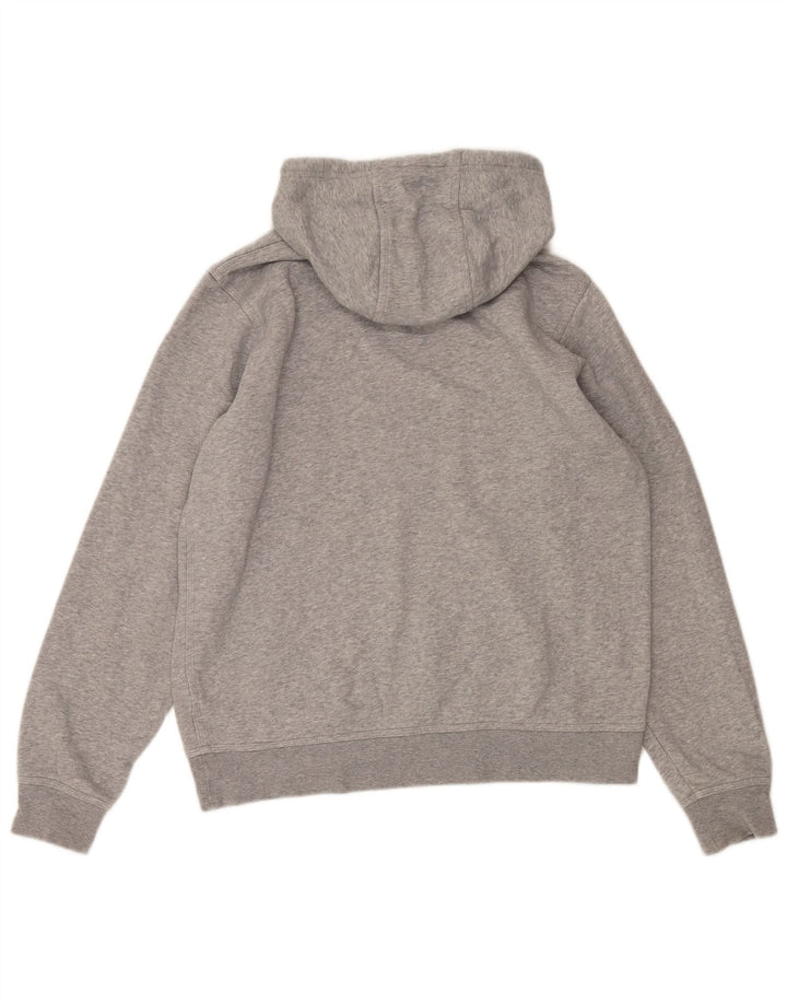 NIKE Mens Hoodie Jumper Large Grey