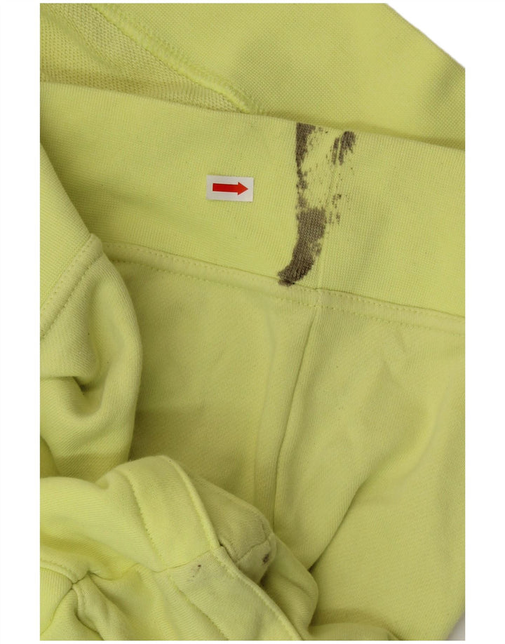 ADIDAS Jersey con capucha de manga corta extragrande para mujer UK 28/30 3XL Amarillo