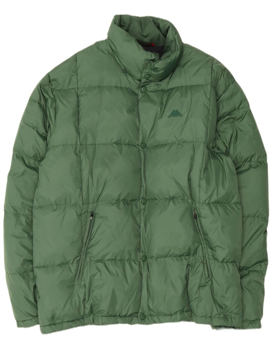 Kappa Chaqueta Acolchada Hombre UK 46 3XL Verde Poliamida