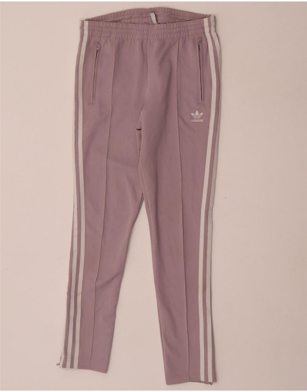 Adidas Pantalones de chándal para mujer UK 8 Small Púrpura Poliéster