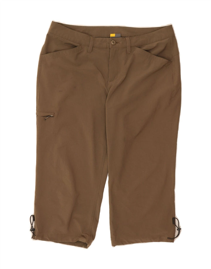EDDIE BAUER Womens Capri Cargo Trousers US 10 Large W34 L19 Brown Vintage Eddie Bauer and Second-Hand Eddie Bauer from Messina Hembry 