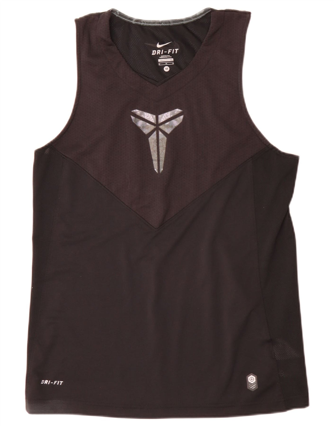 Nike Hombre Graphic Vest Top Medium Negro Poliéster Deportes