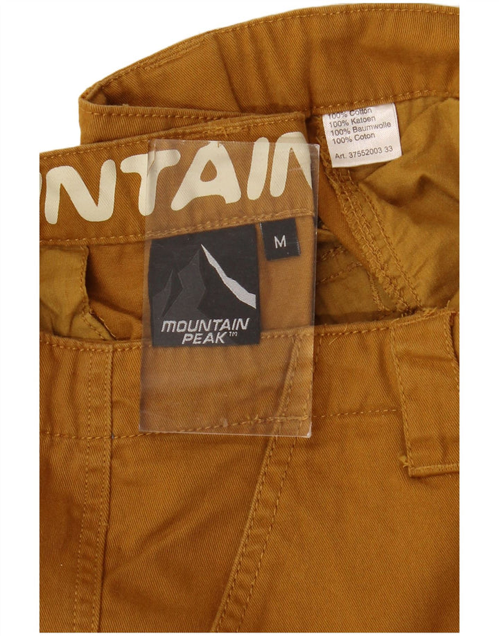 MOUNTAIN PEAK Pantalones cortos cargo para hombre mediano W32 algodón marrón