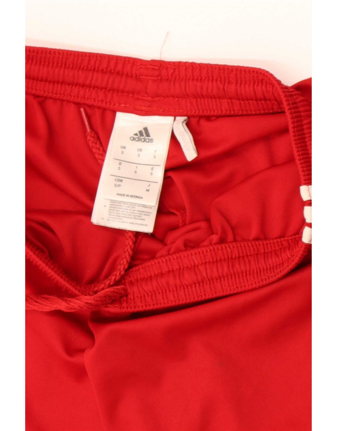 Adidas Mens Climalite Sport Shorts Pequeño Rojo Poliéster