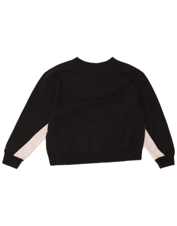 Jordan Sudadera gráfica para niña 13-14 años XL Negro Colorblock