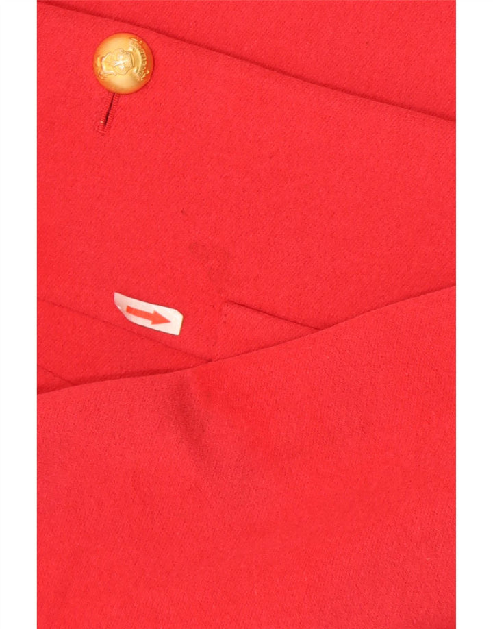 Laurel Chaqueta tipo blazer de 2 botones para mujer EU 36 Small Red New Wool