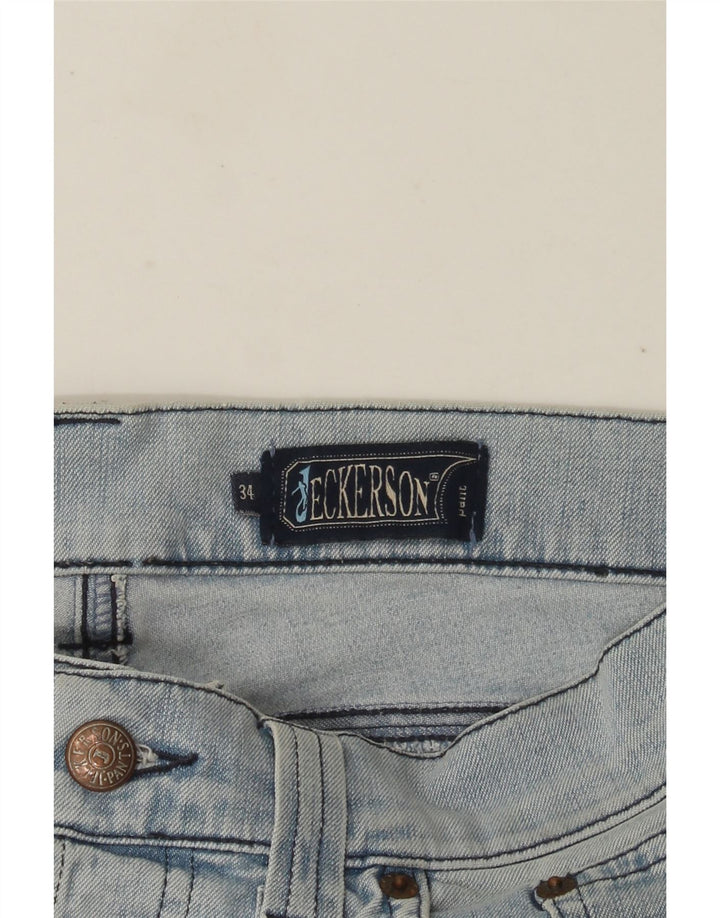 Vaqueros rectos para hombre Jeckerson W34 L33 azul