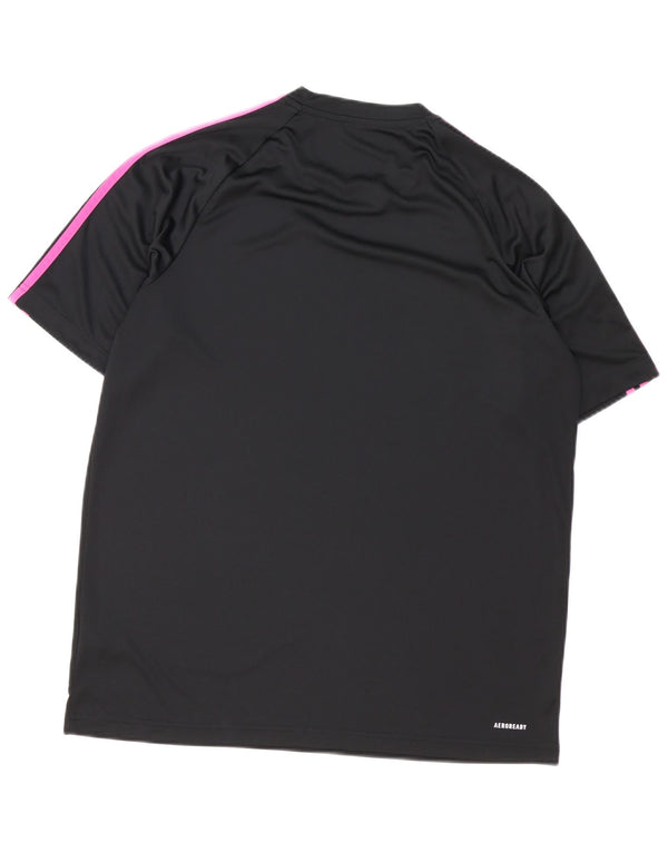 Adidas Hombre Aeroready Camiseta Top Grande Poliéster Negro