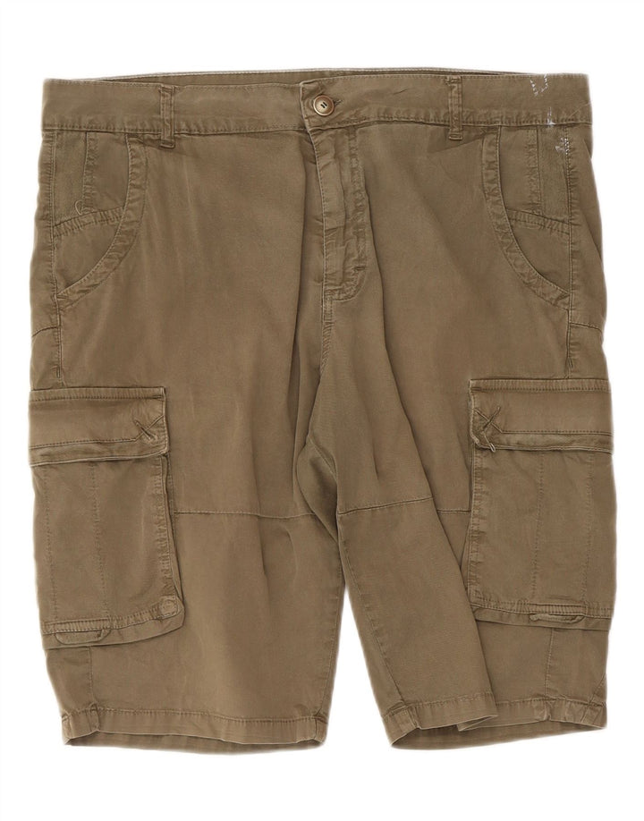 Datch Pantalones cortos cargo para hombre IT 54 XL W36 Algodón caqui