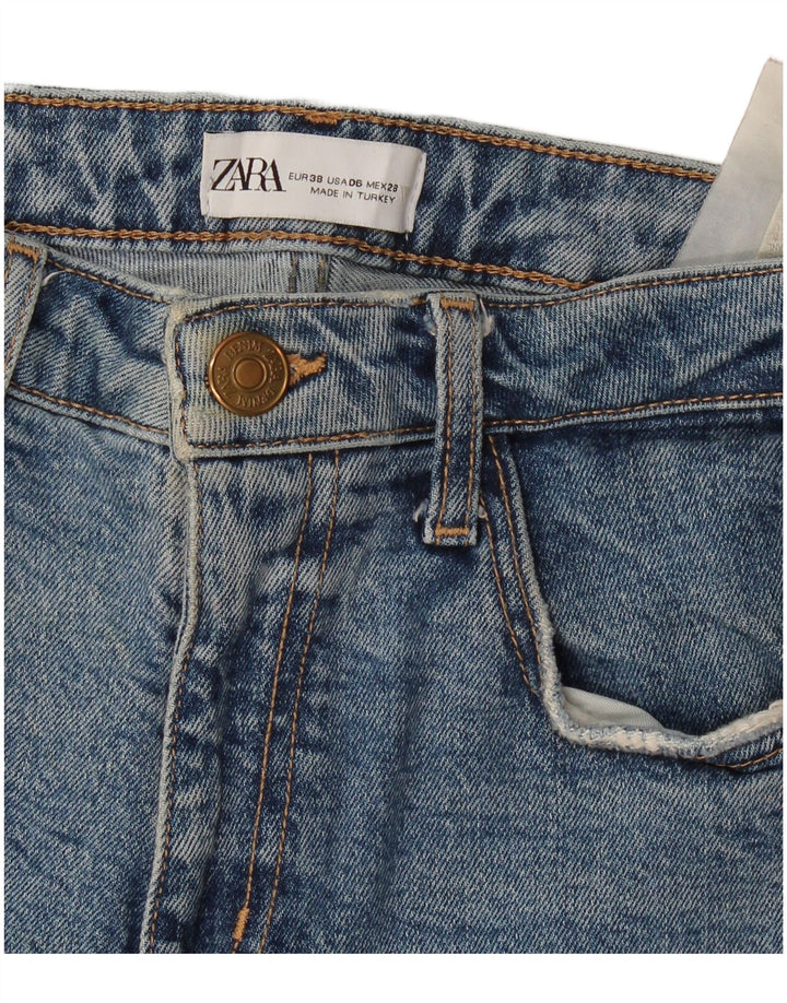 Zara Jeans Slim para Mujer EU 38 Small W28 L26 Azul