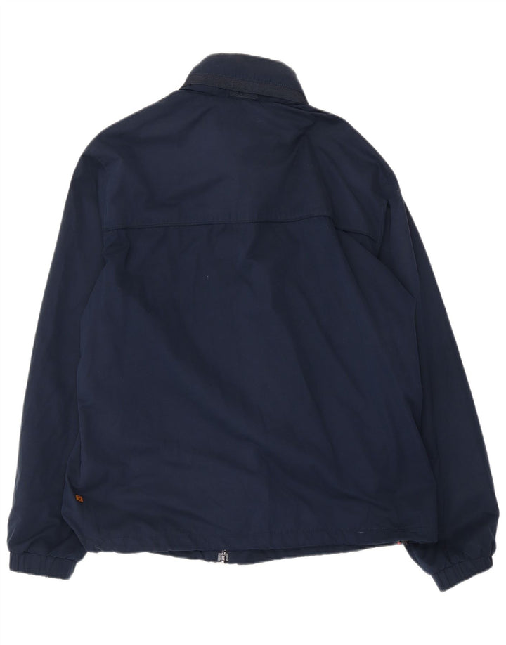 Farah Chaqueta impermeable con capucha para hombre UK 40 Large Azul marino