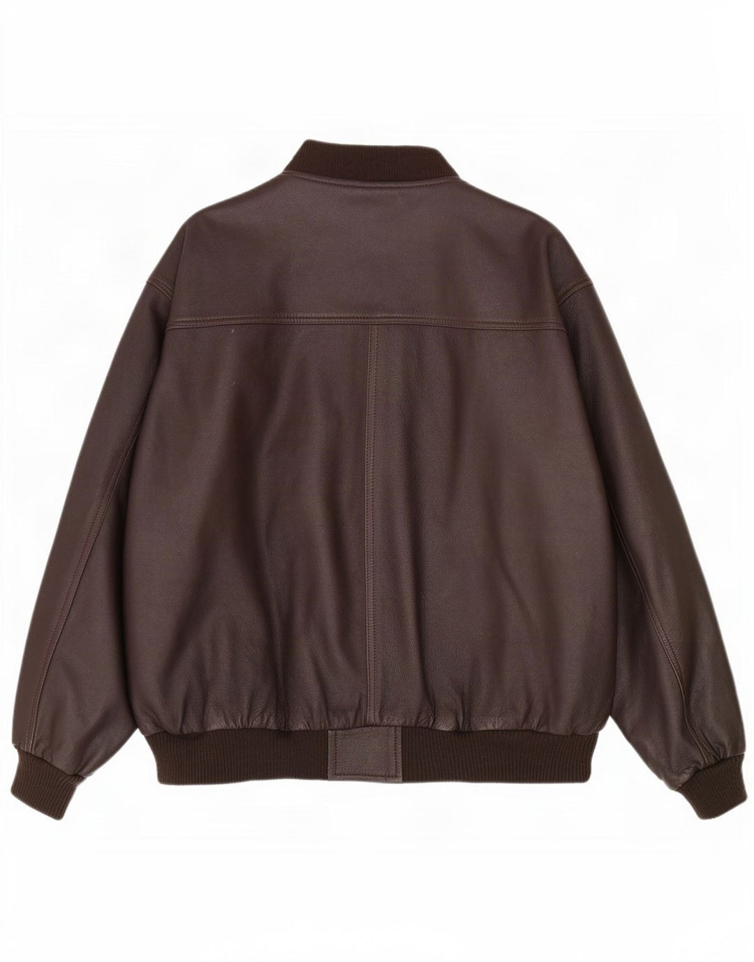 Chaqueta de cuero vintage para hombre Reino Unido 42 XL Marrón