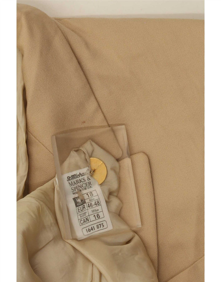 Marks & Spencer Chaqueta St. Michael Blazer para Mujer UK 40 XL Beige