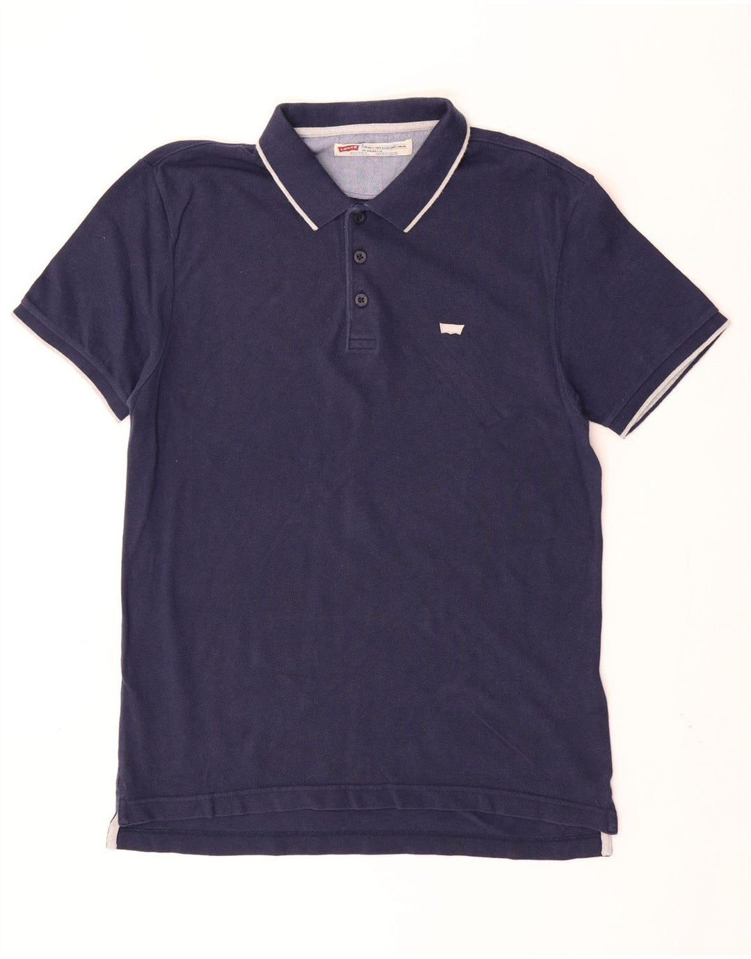 LEVI'S Polo Coupe estándar de ajuste estándar para hombre, algodón azul marino mediano