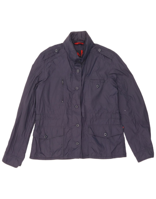 KAPPA Chaqueta militar con capucha para mujer ES 40 XL Poliamida azul marino