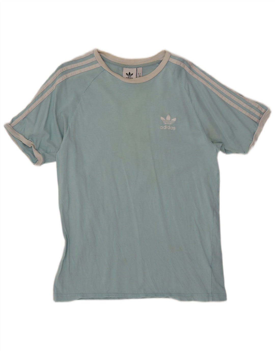 ADIDAS Camiseta Hombre Top Azul Medio Algodón