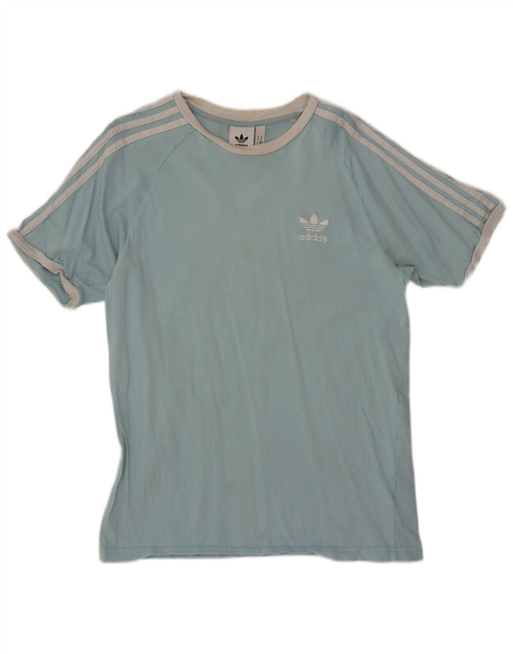 ADIDAS Camiseta Hombre Top Azul Medio Algodón