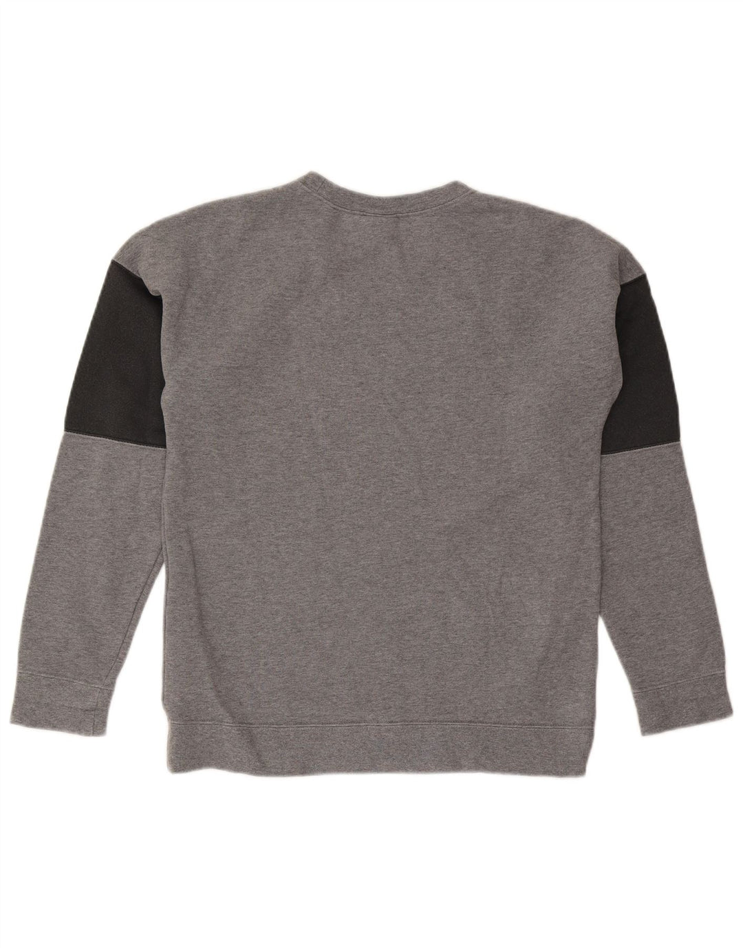 Nike Sudadera con gráfico y diseño tipo jersey de algodón color block en gris pequeño para hombre